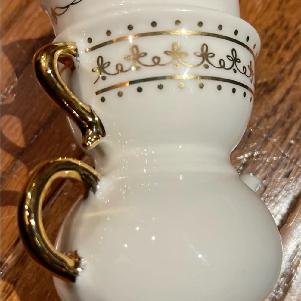 Kate Aspen Tea Time Whimsical Porcelain Bud Vase 4”